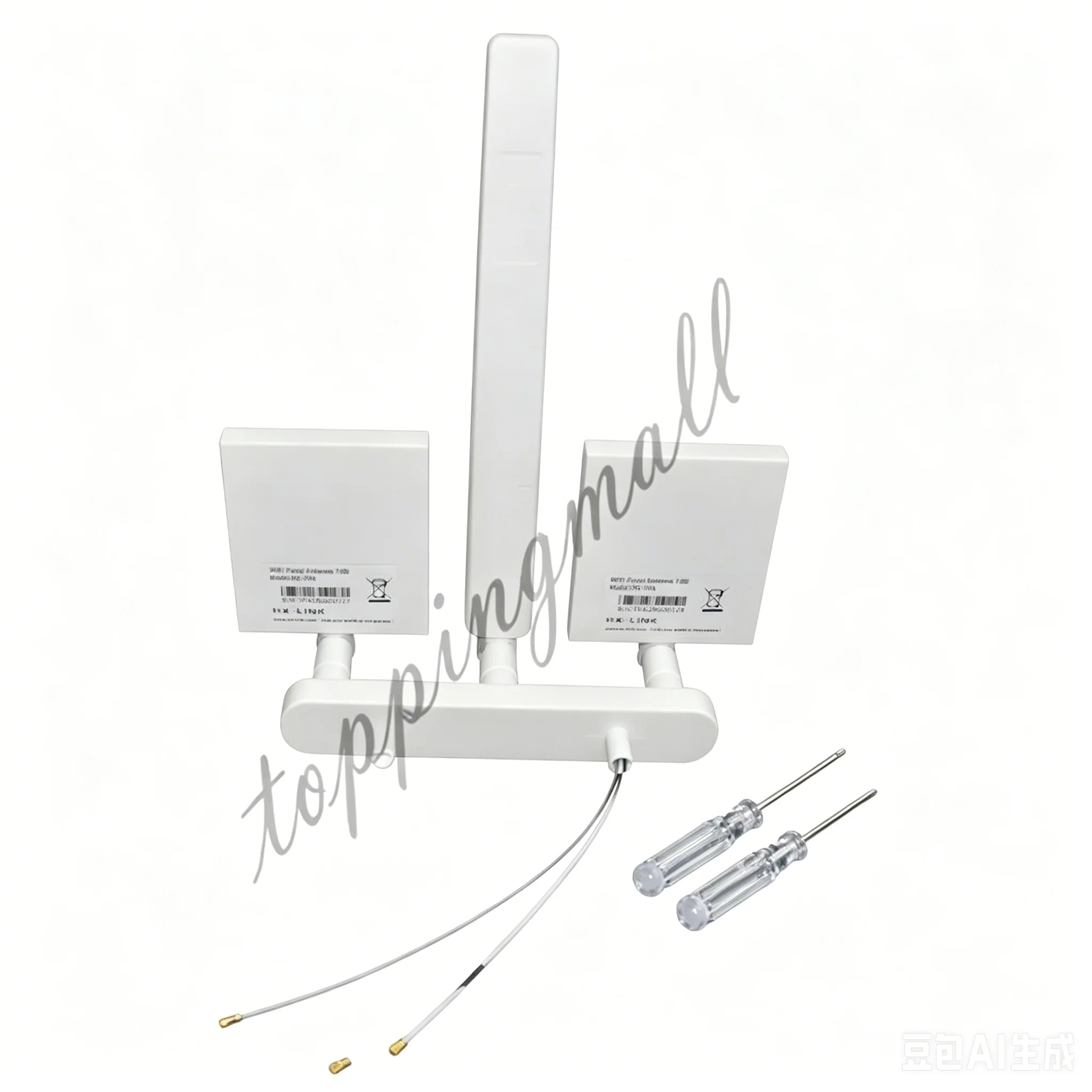 DJI Phantom 3 4K 2.4G 7dBi*2 + 5.8G 10dBi WiFi Signal Range Extender Antenna Kit with Stand