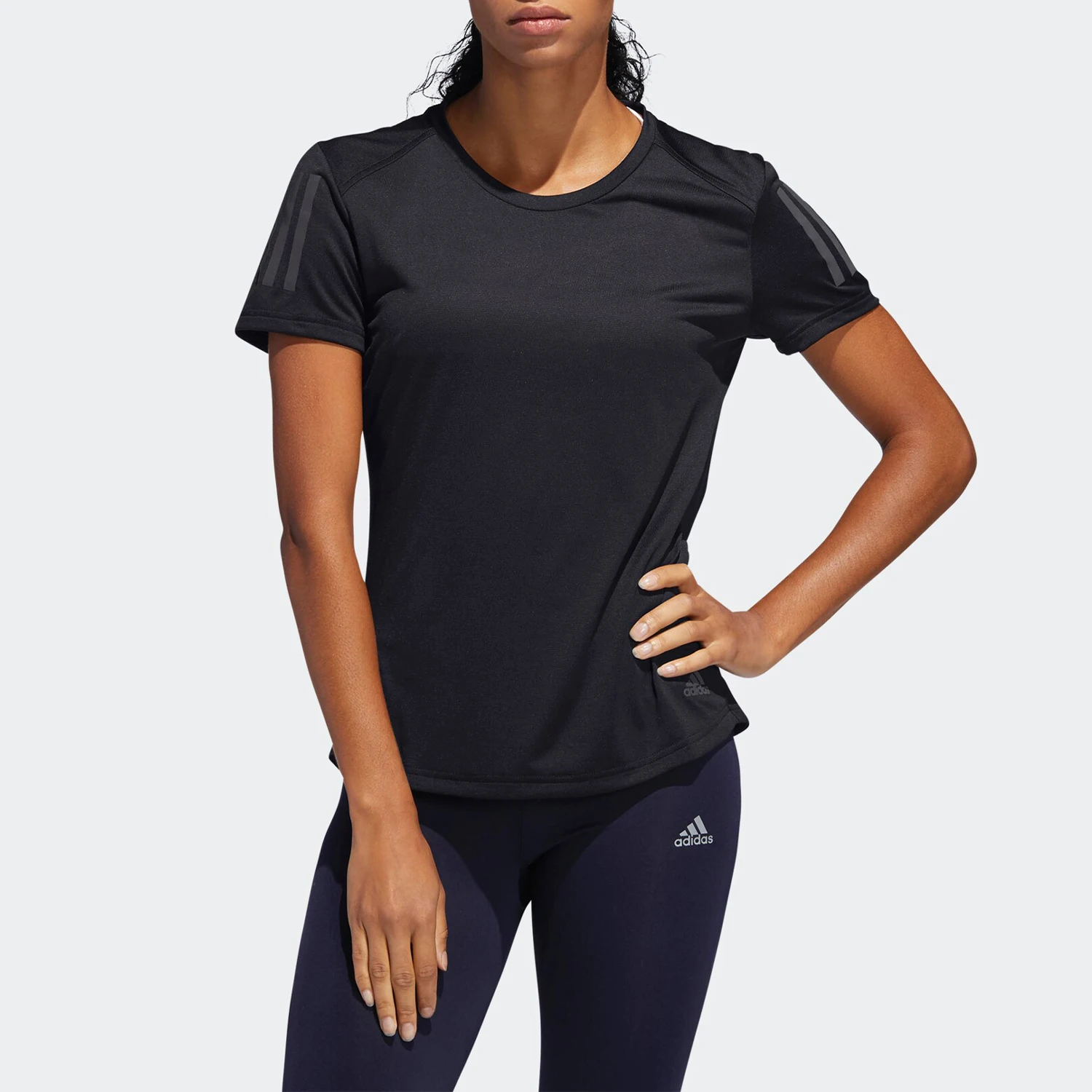 

Adidas Подлинная новая сезонная женская спортивная футболка с коротким рукавом DQ2630