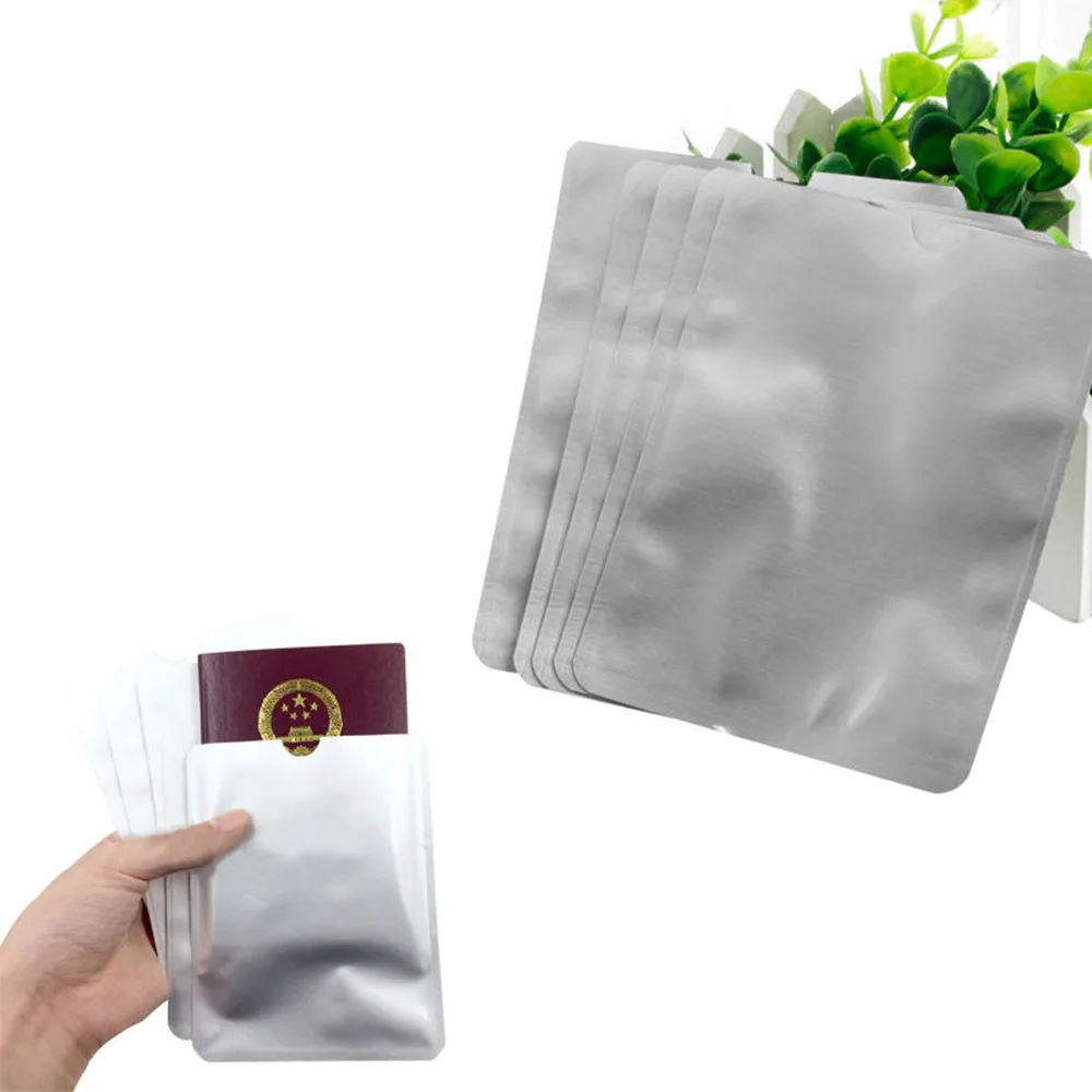 Fast Drop Shipping RFID Blocking Passport Secure Sleeve Protector Holder Safety Shield 100% New Protector De Pasaporte