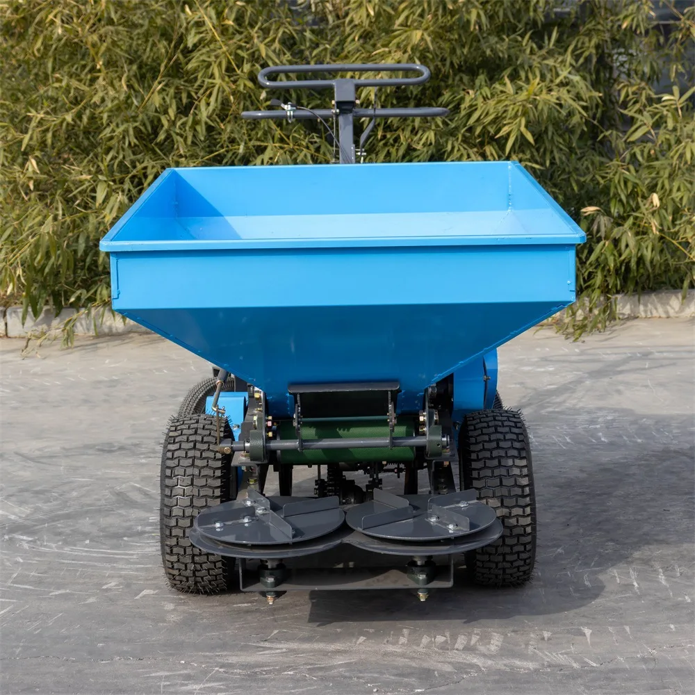 2025년형 과수원 비료 살포기 자주식 이중 디스크 살포기 농장 사료 살포기