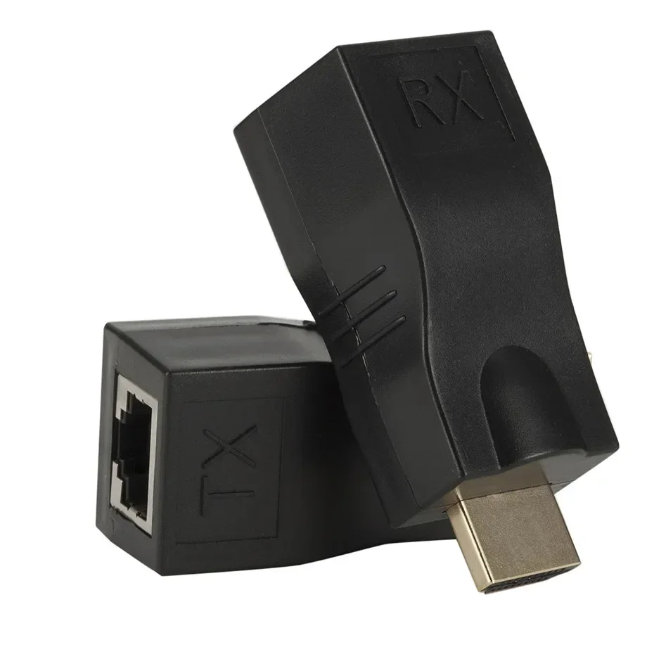 HDMI zu RJ45 Video-Extender 4K 1080P RJ45-Ports Netzwerk bis zu 30M HDMI-kompatibel zu RJ45 über CAT5e / 6 UTP LAN-Verlängerungskabel – Detail 9