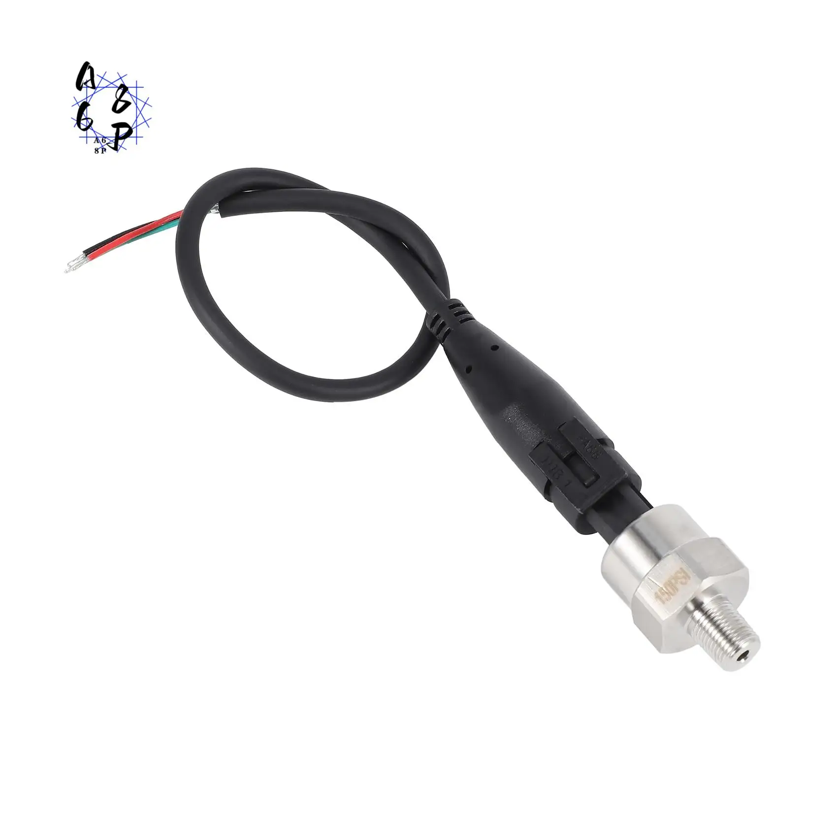 A68P-0-150 PSI Pressure Sensor Oil Fuel Air Water Pressure Transducer Pressure Sender Gauge DC 5V 1/8 Inch NPT Thread