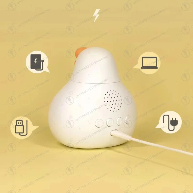 Cute design digital children's wake-up alarm clock, smart digital alarm clock, suitable for bedroom use, with night light mode