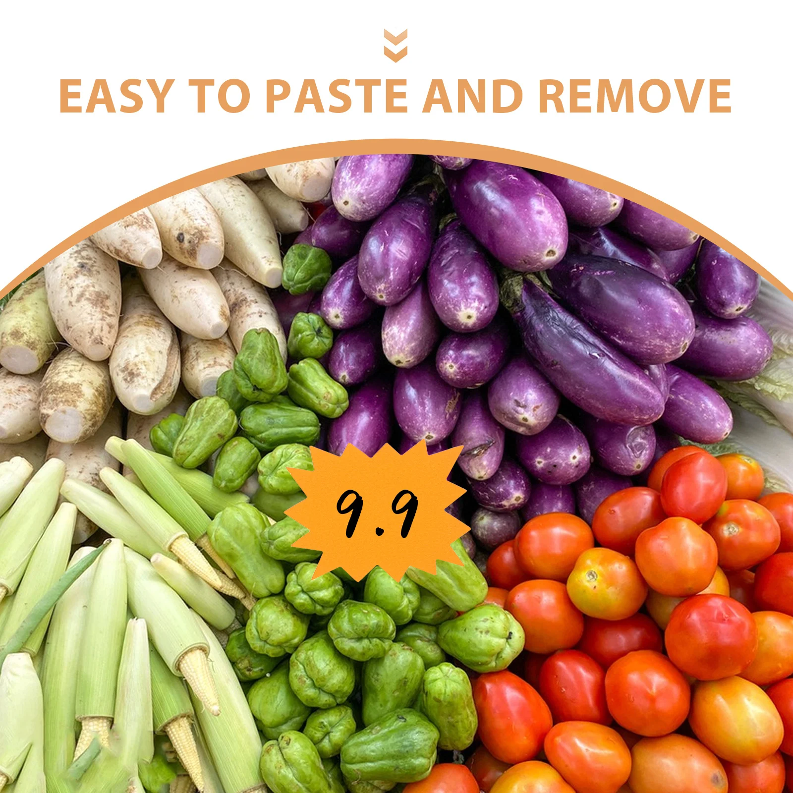 80 قطعة تسميات أسعار الانفجار علامات البيع الملونة علامات الأسعار الفارغة لعلامات متجر البيع بالتجزئة تسميات التسعير المطبوعة ملصق بيع #3