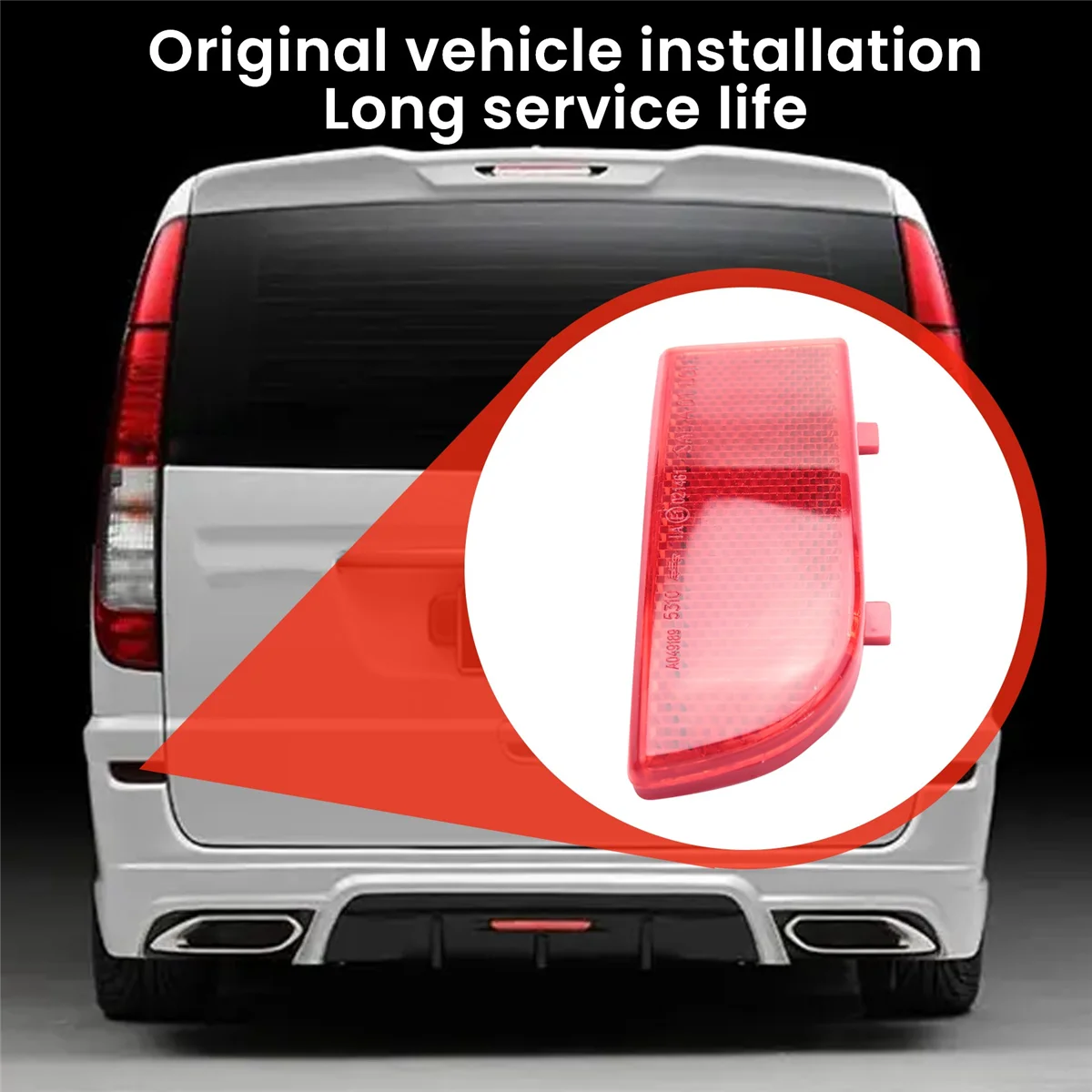 Rear Bumper Reflector Light Left for Mercedes-Benz Vito Viano W639 6398260040 6398260440 image 6