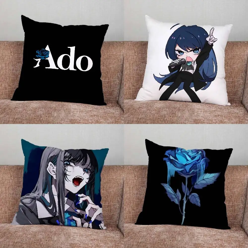

A-Ado Pillow Case For Home Bedroom Car Office Decoration Living Room Sofa Cushion Cover Suitable