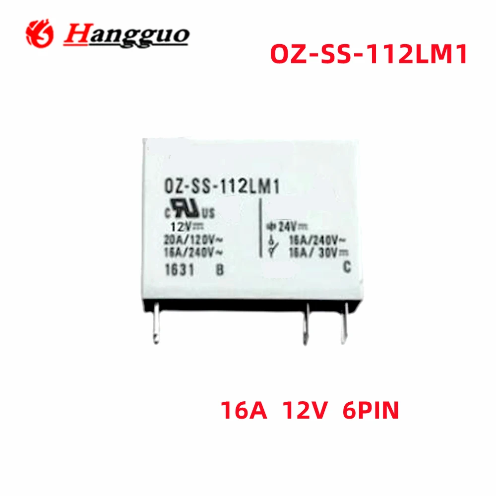 5PCS/Lot Original OZ- SS SH -112L -112LM1 124 LM1 16A 12V 24V 6PIN 8pin Relay