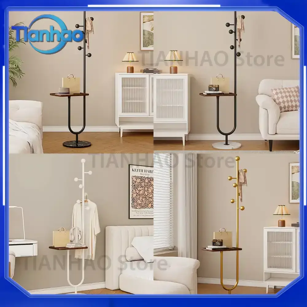 Cheap Floor Display Coat Rack for Pants and Evening Dresses Corner Shelf Luxury Hall Tree Modern Perchero Furniture for