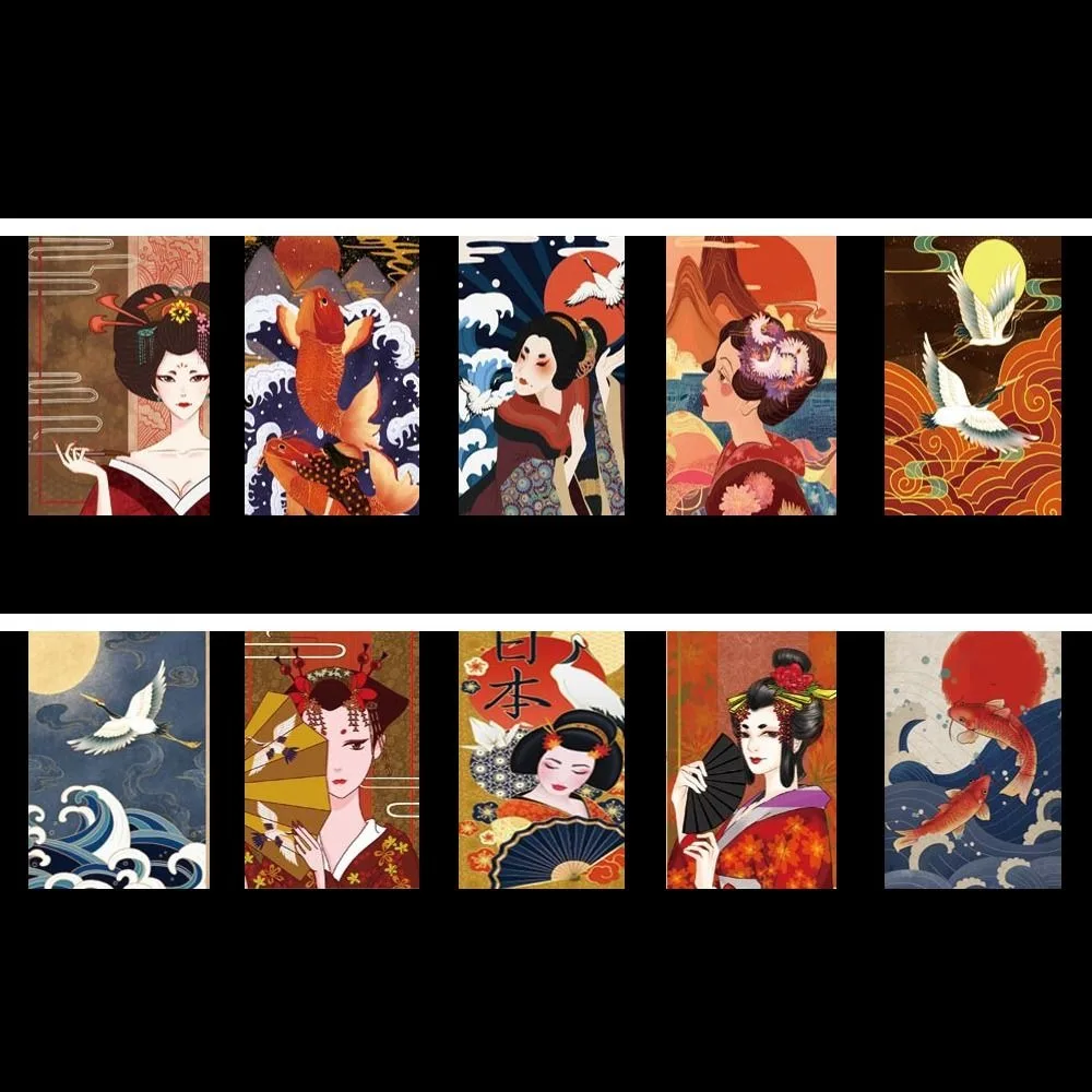 Drapeau suspendu japonais pour Hot Pot, Sushi, Sashimi, Ramen, Cuisine Japonaise, Bistro, Bannière décorative, Petit drapeau coloré culturel pour fête