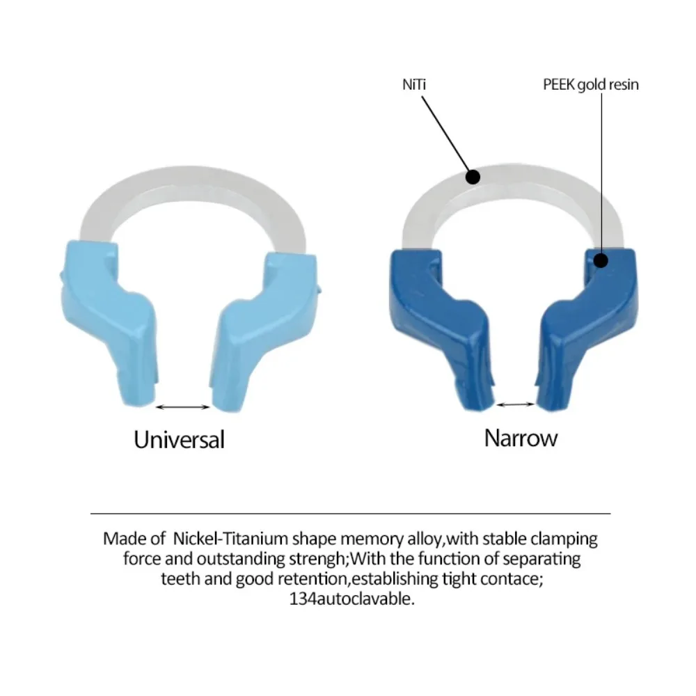 Dental NITI Matrix Bands Ring Garrison Style Matrix Clamp Clip Sectional Contoured Matrices Dentist Tool