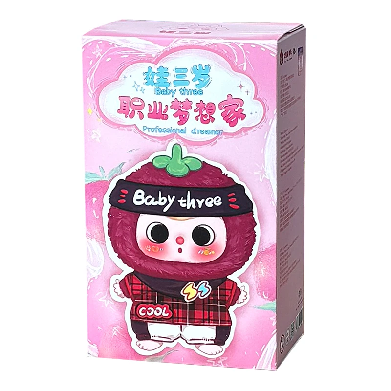 Genuine Baby Three Professional Dreamer Series Plush Blind Box Trendy Toys Key Chain Cute Plush Doll Figure Collect Gift