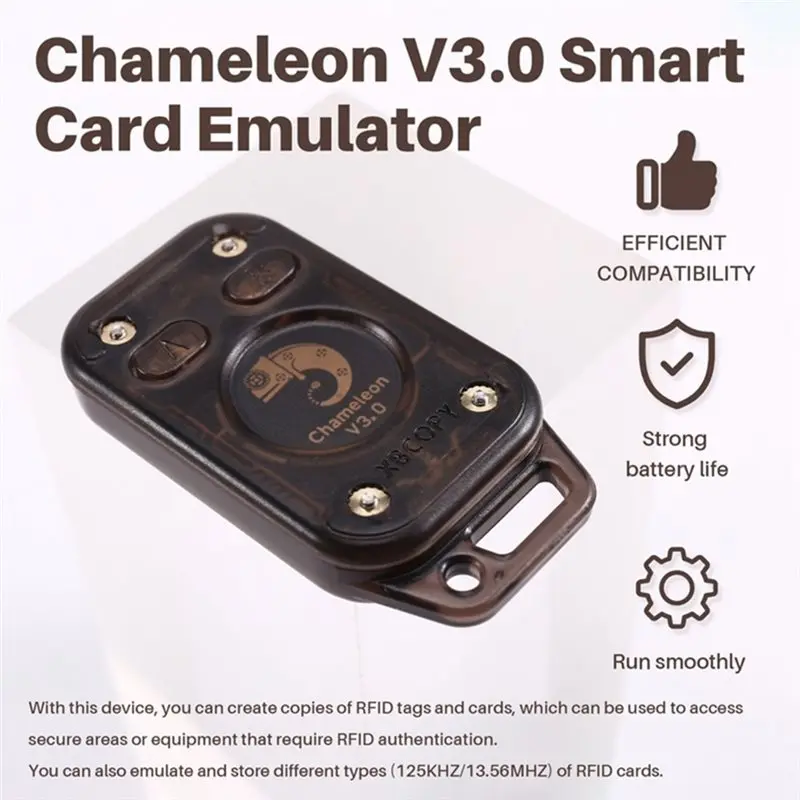 AB25-Chameleon V3.0 125K 13.56M RFID Smart Chip Reader Read Write