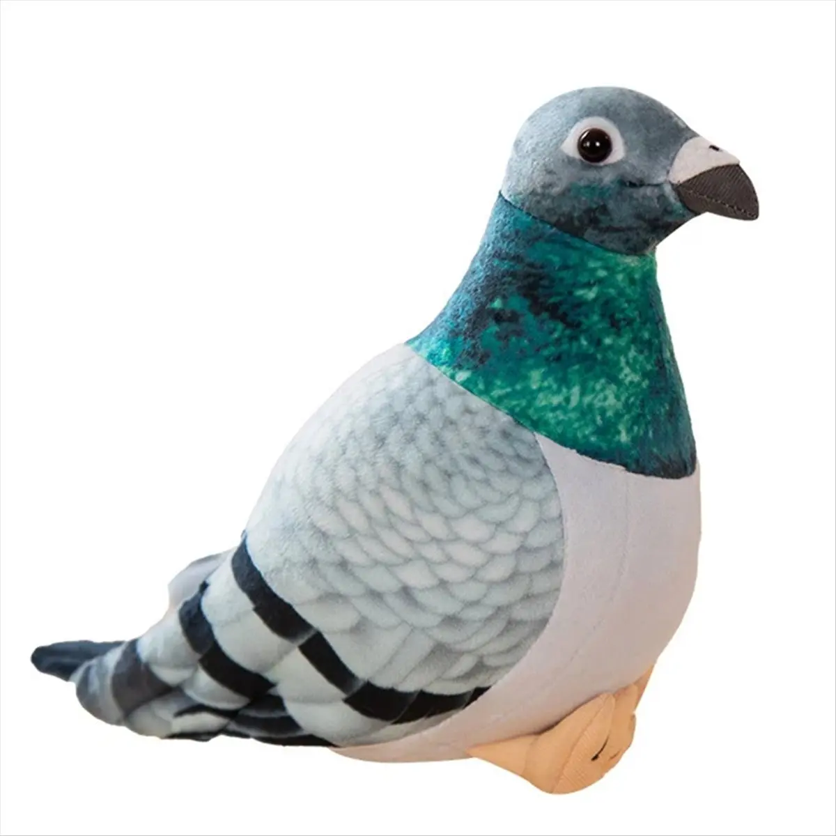 Premium Bird Plush Toy Simulation Pigeon Cute Animal Doll Photography Props Home Decoration Gift As Shown