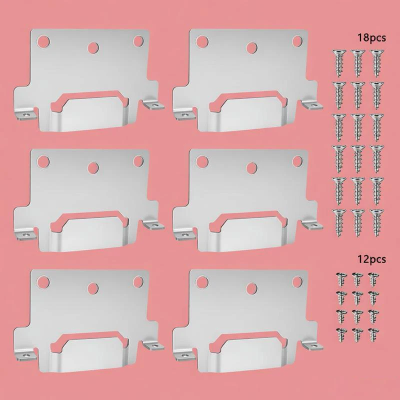 6 juegos de soportes de montaje para cama Ikea Skorva Midbeam con tornillos de fijación, soportes de conversión para caravanas 116791