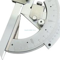 H05E Precisions Angles Finder Rulers Tool Vernier Bevel Protractor for Woodworking/Construction 0-320° Angles Measure Rulers