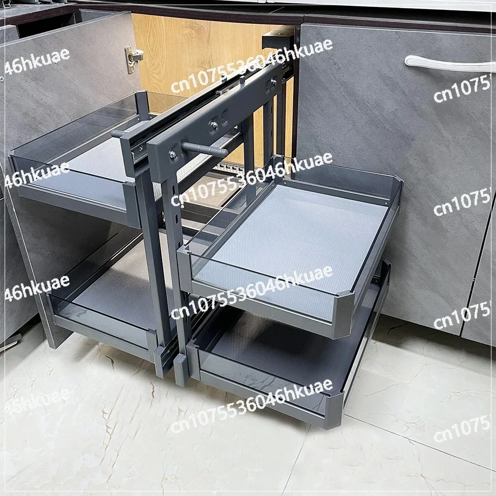 Cabinet corners, pull baskets, kitchen pot racks, pull baskets, kitchen cabinet shelves, all pull out of the cabinets, corners,