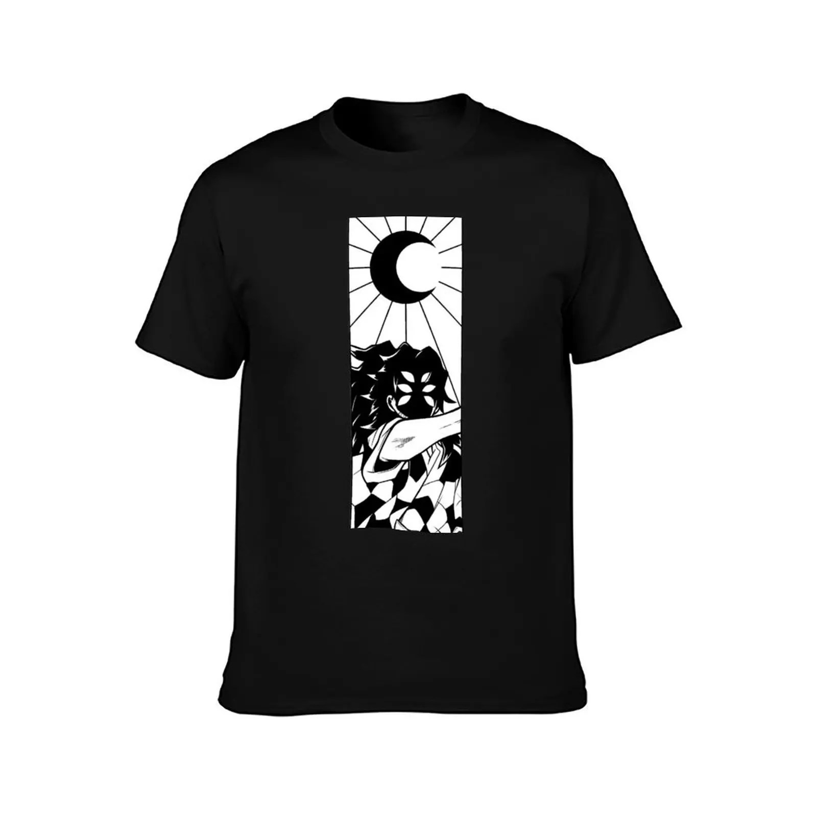 The strongest upper moon T-Shirt Short sleeve tee vintage anime shirt mens t shirt