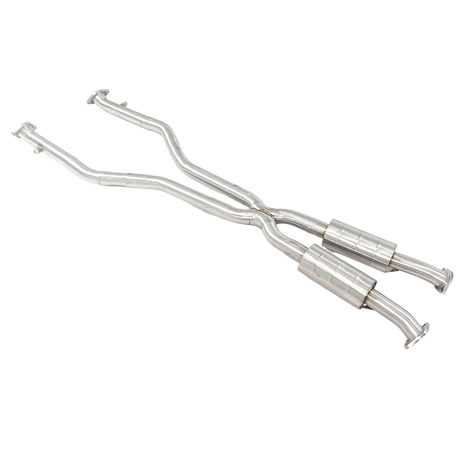 For the 2014-2024 Lexus GSF RCF IS500 5.0L Equal-Length Middle Tube with Resonator to Increase Sound Wave X Replacement Tube