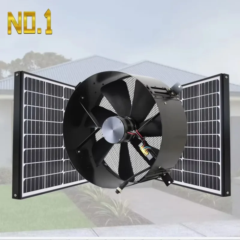 2026 New Vent Tool Eco Solar Exhaust Fan  New Invention Solar Panel Gable Fan,prices Industrial Exhaust Fans R