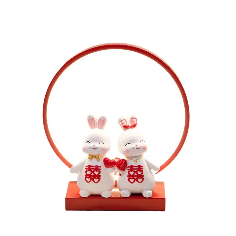 

Wedding desk , everbright , wedding room bedside lamp, festive red wedding gift for girlfriends, newlyweds and brides lamp