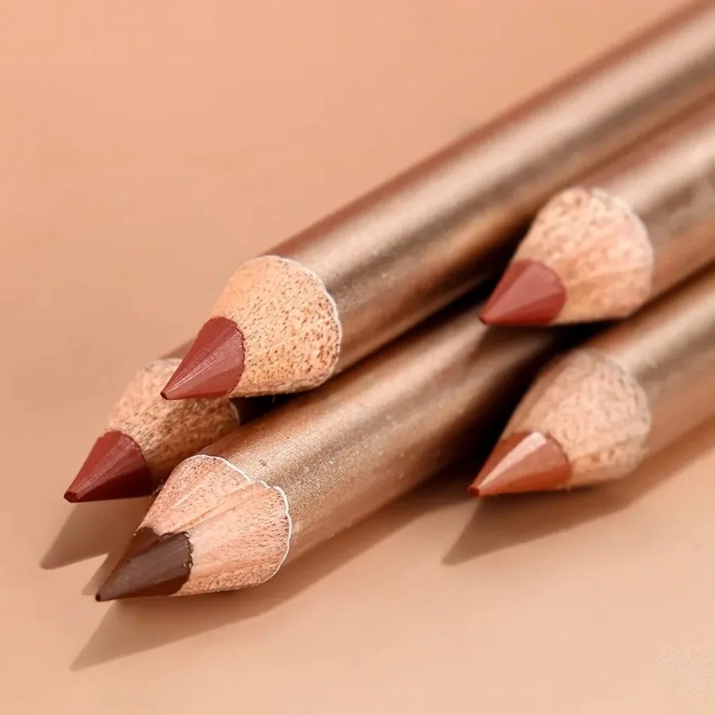 プライベートラベル ヴィーガン 卸売 メイクアップ 12色 長持ち 防水 リップライナーセット シャープナー付き カスタムロゴ リップライナー メイクアップ