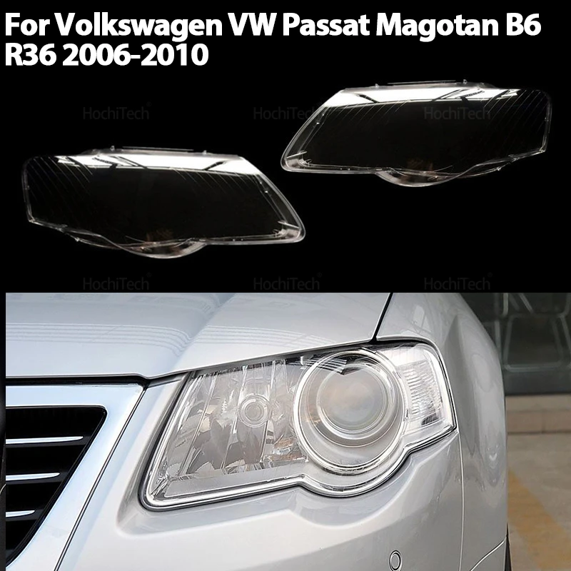 

Крышка фары для VW Passat Magotan B6 R36 2006-2010, прозрачный корпус, передние фары, линза, стеклянная крышка лампы