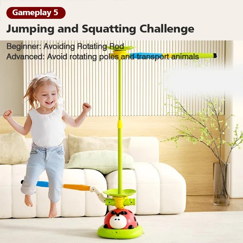 Zabawka sportowa dla dzieci 5/3/2 w 1: skakanka, rzutki, gra w rzucanie, podbijanie, łucznik, skakanie, trening sensoryczny wewnątrz i na zewnątrz