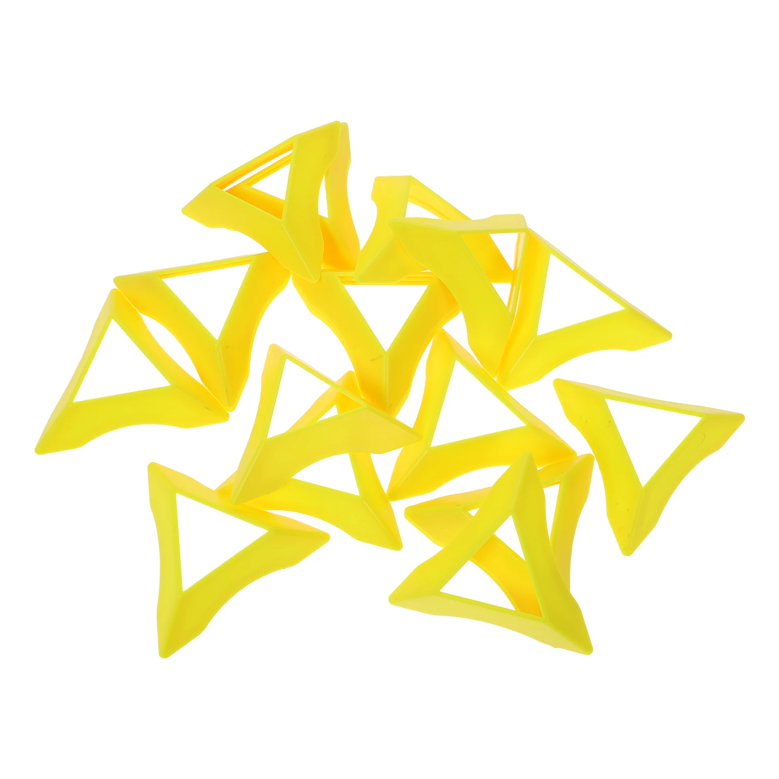 20Pcs Colorful Cube Stand Tripod Display Organizer Stable Support Lightweight Portable Multiuse for Small Items