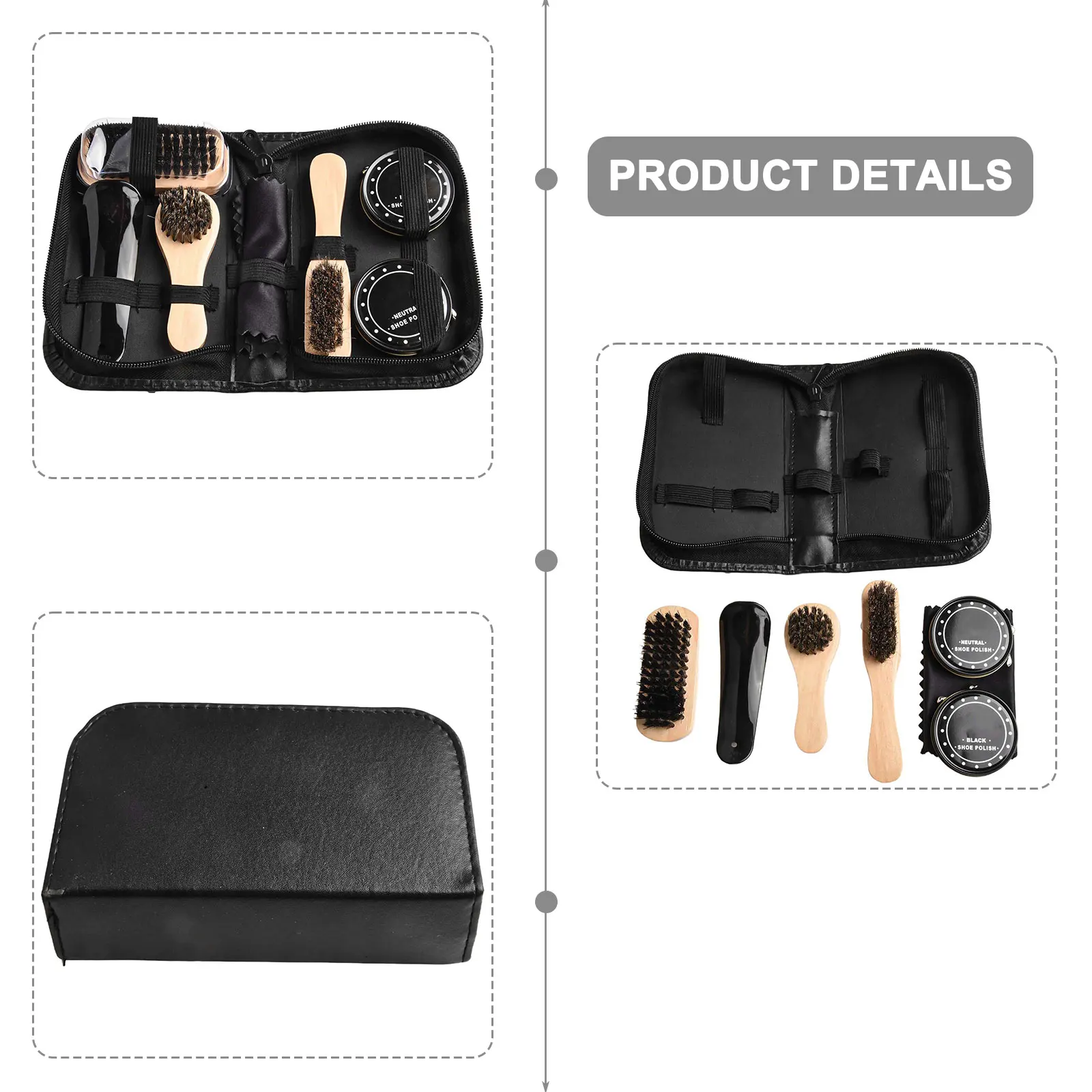 Polishing Tool Shoe Care Cleaning Complete Conditioner Easy To Use Leather Portable for versatile  Polishing Tool