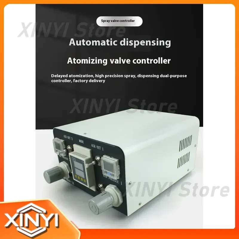 for Sl9000 Fully Automatic Digital Display Glue Dispenser Four-Hole Controllable Atomization Three-Proof Paint Glue Machine