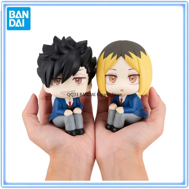 Original MegaHouse Look Up Haikyuu!! Kuroo Tetsurou Kozume Kenma Mini Action Figure Model Desktop Ornaments Hobbies Collectible