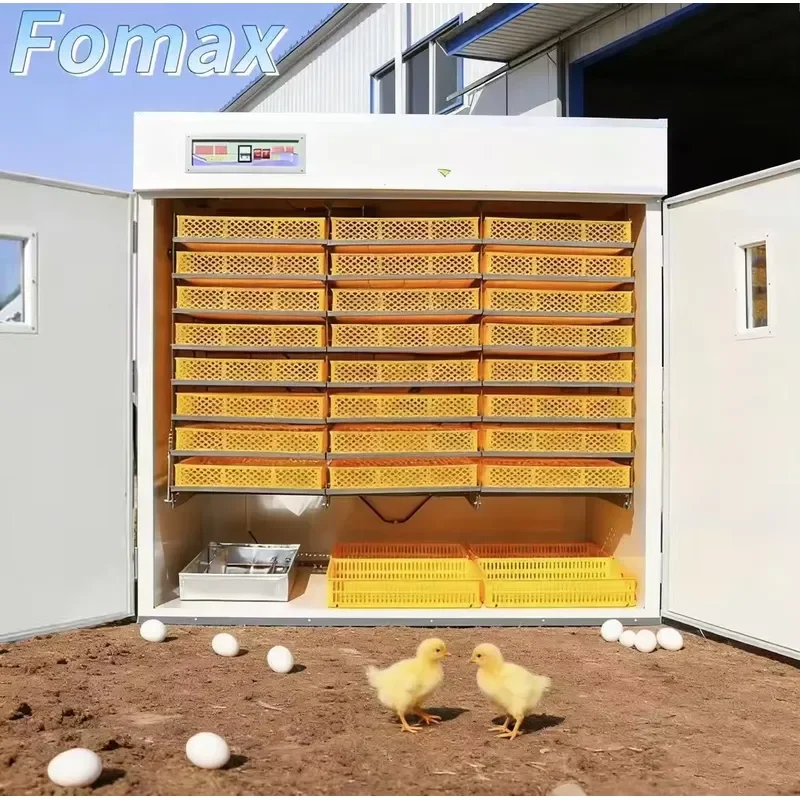 448 Large-Sized Chicken Duck Goose New PP Material Automatic Egg Turning 99% Hatching Rate