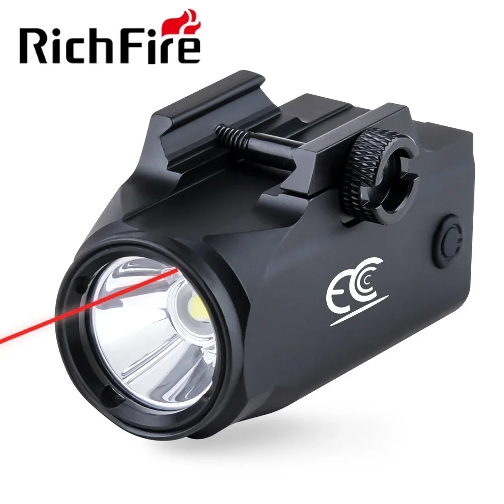 Richfire Laser Flashlight Combo 600LM for Pistol Rifle Magnetic Charge Weapon Light With Strobe Self Defense for Taurus G2C G3C