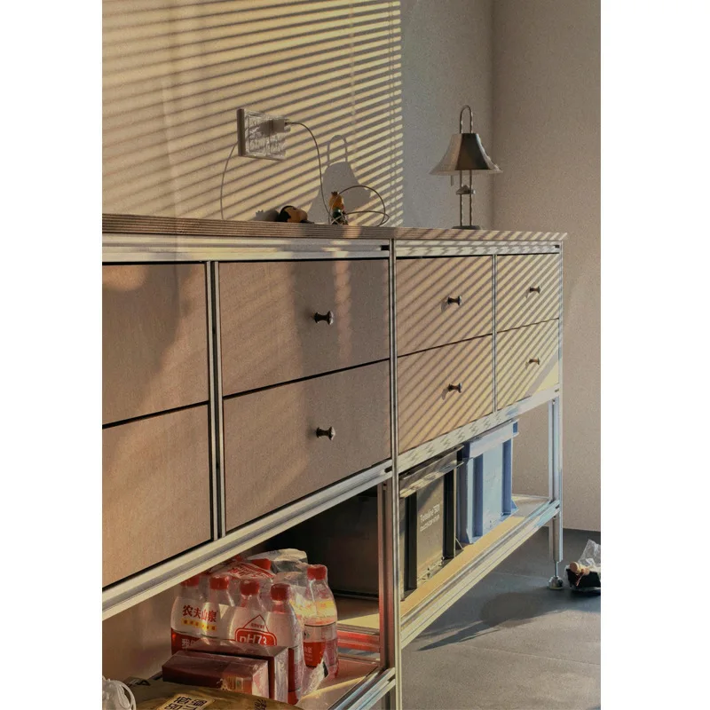Household Edge Cabinet Drawer Cabinet Living Room Kitchen Storage Storage Cabinet