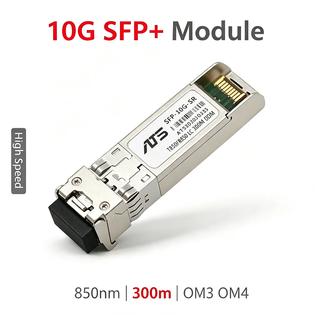 Módulo Transceptor de Cobre 10GBASE-T SFP+ para RJ45 DDM 30m Compatível com Switches Cisco, MikroTik, Ubiquiti e TP-Link