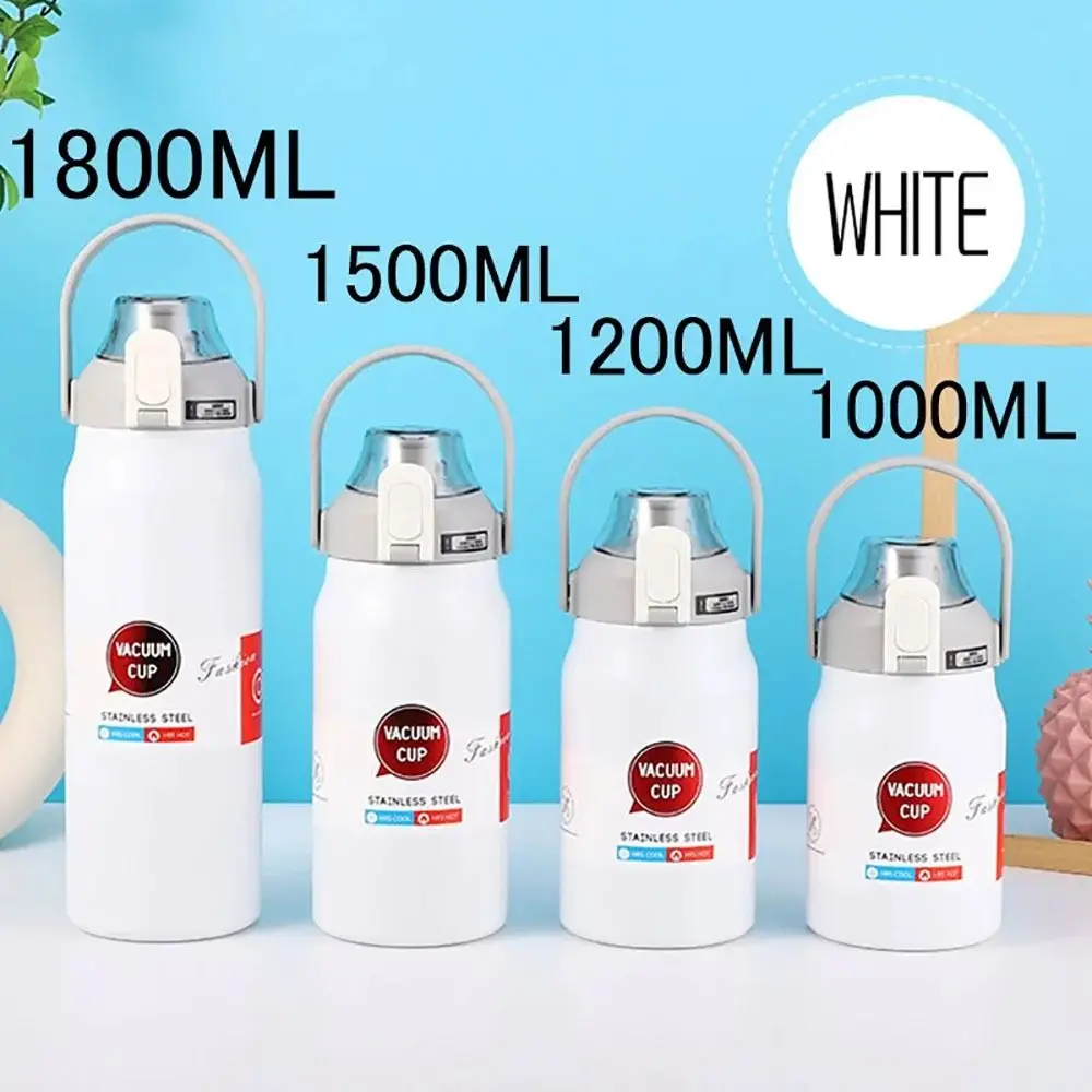 Original Sealing Bottle Cover with Handle Splash Spill Plain For 1000/1200/1500/1800ml Multicolor Therms Cup Cap Cover Accessory