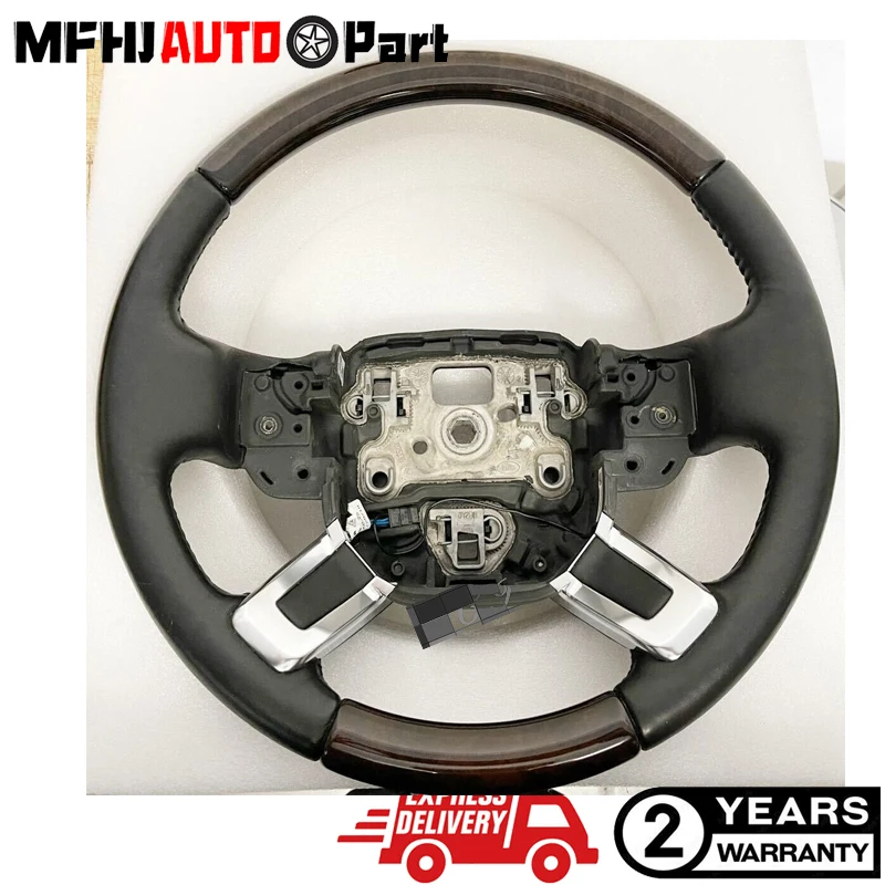 

For 2013~2022 OEM RANGE ROVER HSE L405 SUPERCHARGED WALNUT WOOD HEAT STEERING WHEEL