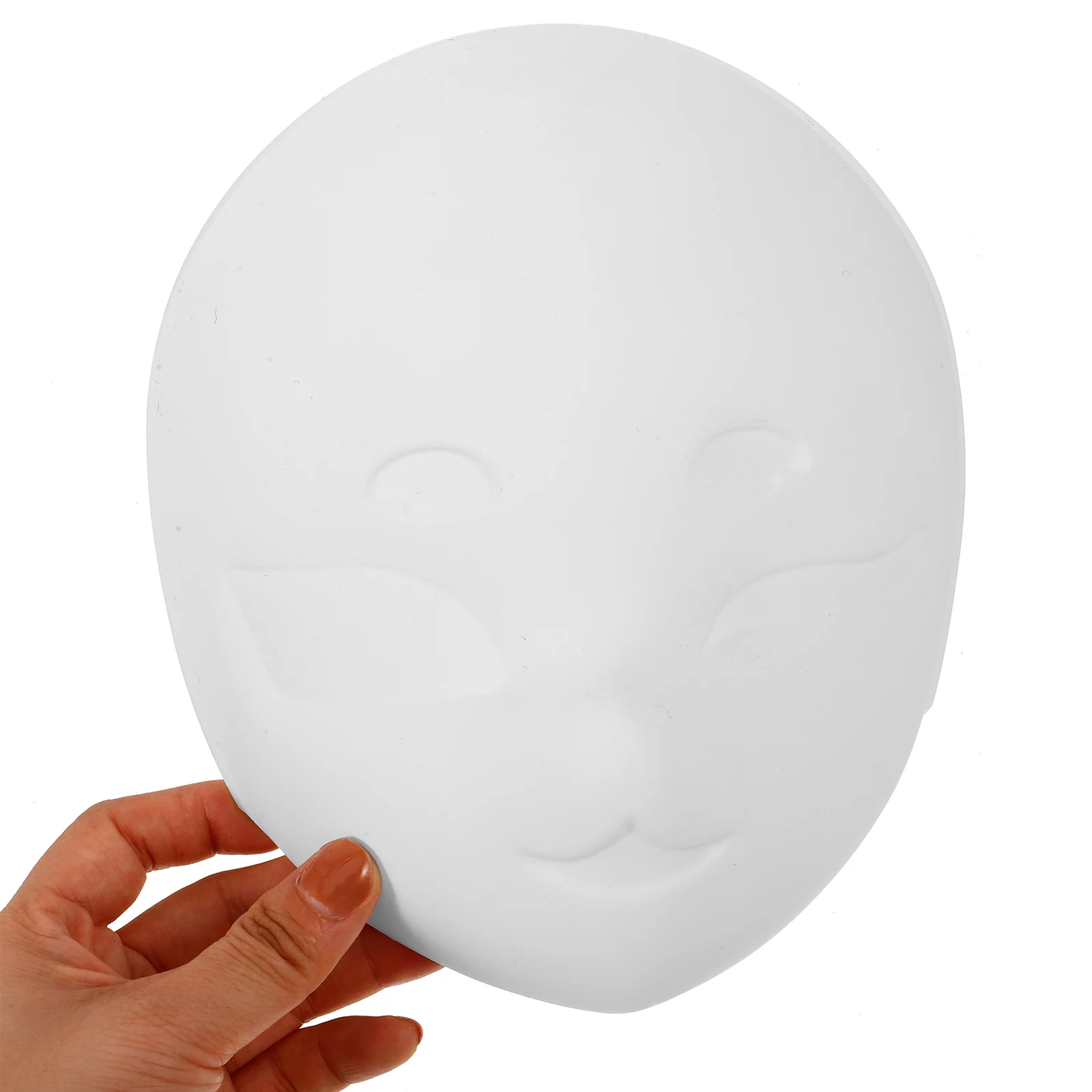 Máscara de zorro en blanco para pintar máscaras de mascarada Diy ropa fiesta de Cosplay de Pvc blanco