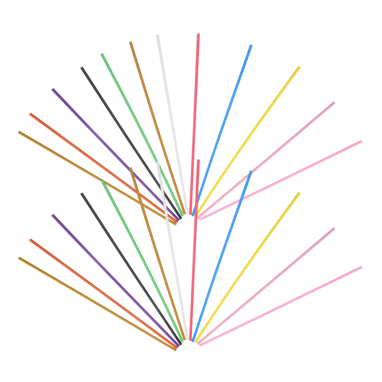 

300Pcs Pcl Filament for 3D Pen Refill Assorted Color Low Temperature Printing for Crafts DIY Projects 5mmx15cm