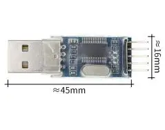 Câble Convertisseur USB Vers TTL Série PL2303TA - Pour Arduino, Raspberry Pi, Tests électroniques - Compatible Win XP à 8.1 - 5