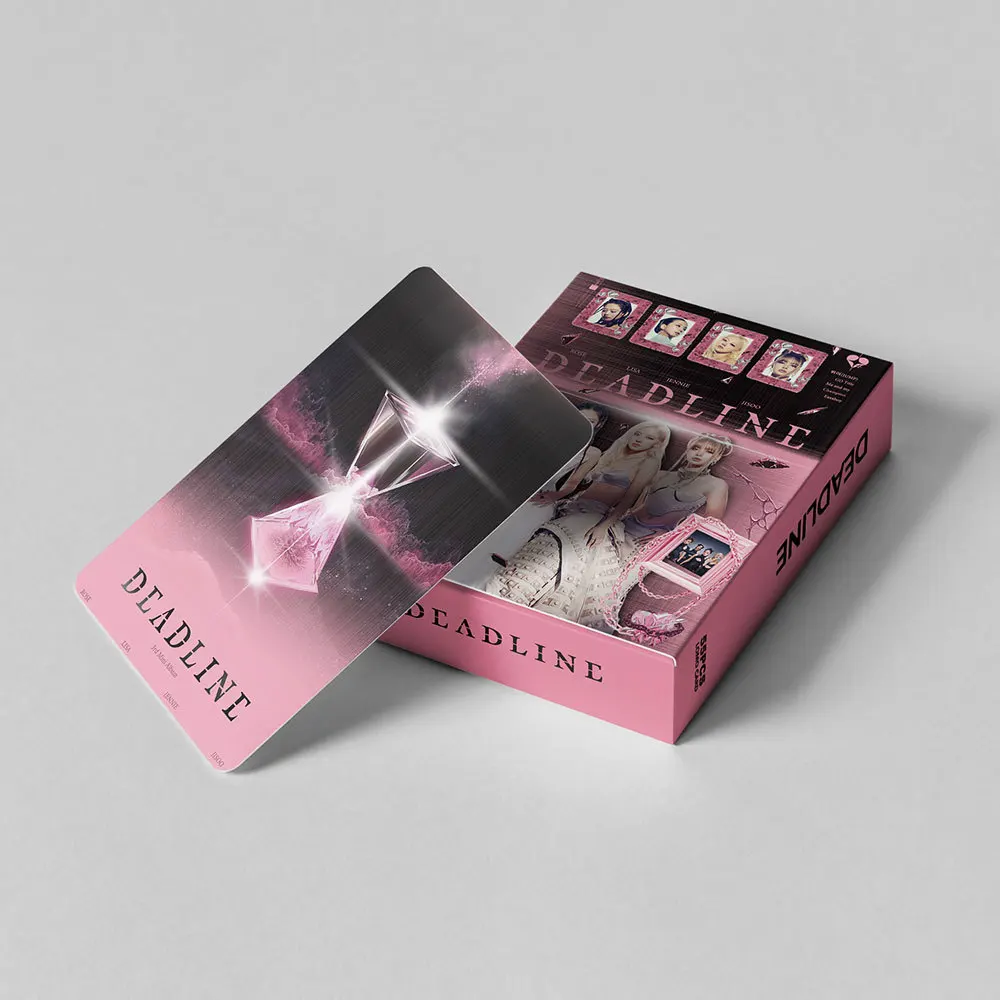 

55pcs K-pop Girl Group Mini Album DEADLINE Merchandise Small Cards Celebrity Photo Cards Comeback Collectible Lomo Cards