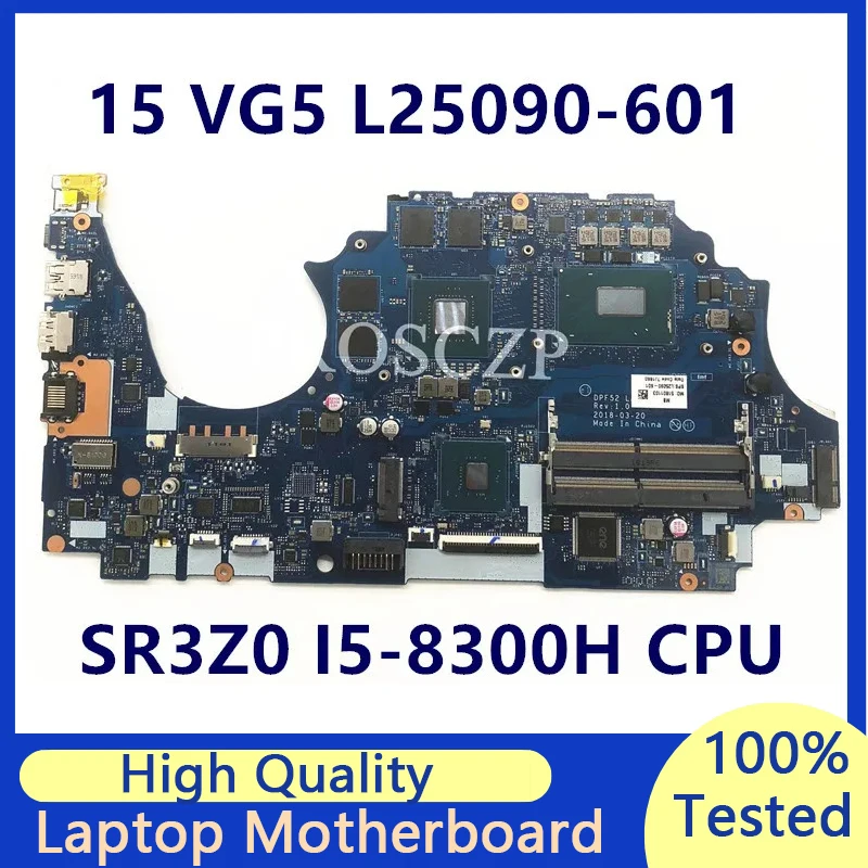 

L25090-601 L25090-001 L25090-501 For HP Zbook 15V G5 Laptop Motherboard N18M-Q3-A1 4GB With SR3Z0 I5-8300H CPU 100% Working Well