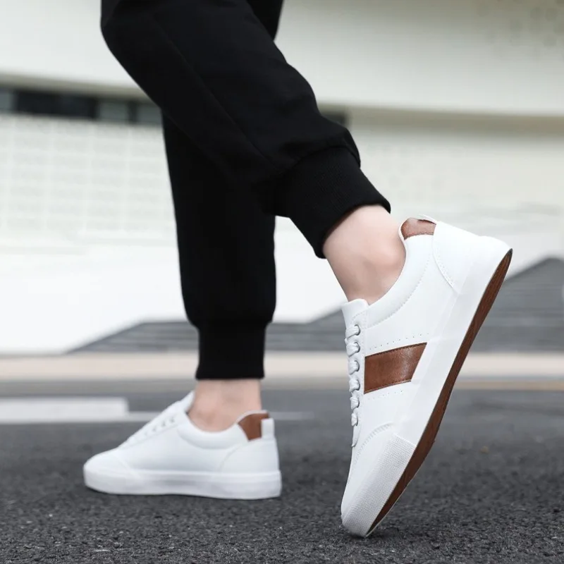 Lædersneakers til mænd: Casual & Åndbare - usage example