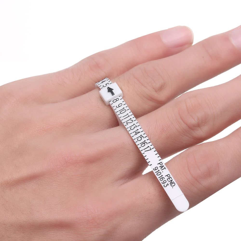 Official Ring Sizer Measure Genuine Tester Finger Gauge Wedding Ring Band British/American Sizes A-Z For Men and Women Rings