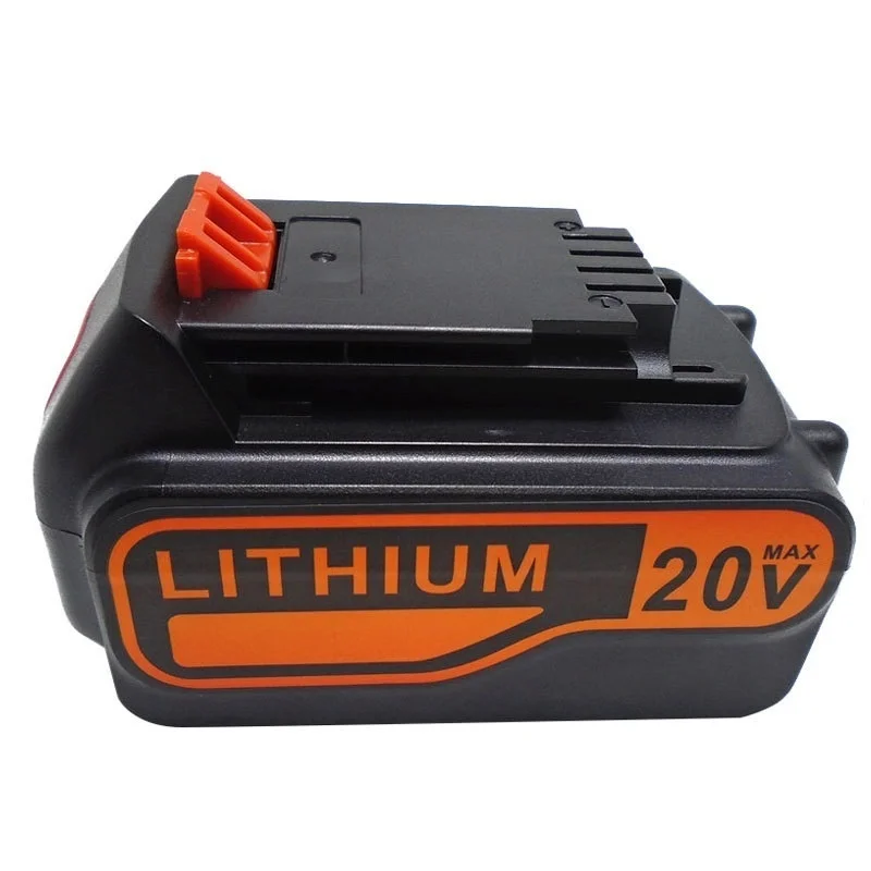 6000mAh 18V/20V wymienna bateria dla Black & Decker LBX20 LBXR20 LB20 LBXR2020 LBX4020 LB2X4020-OPE LBXR20-OPE bezprzewodowy