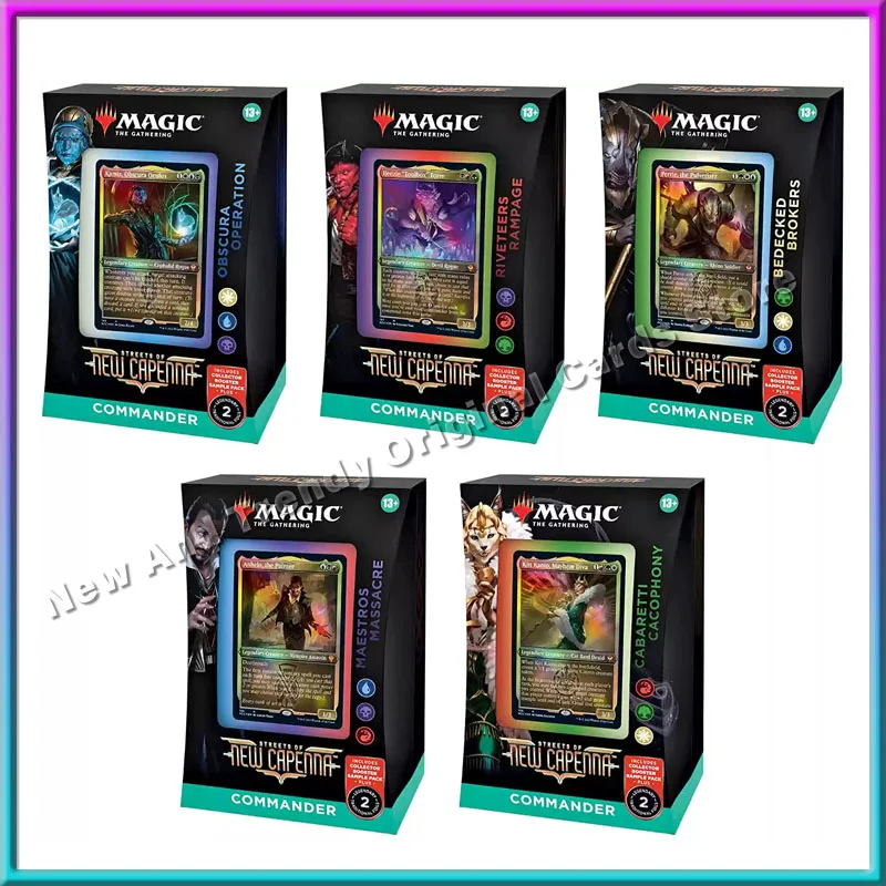 Magic The Gathering (MTG) New Capenna Black Street Commander Set English Pre Group EDH New Capenna  Trading Cards Children Gifts