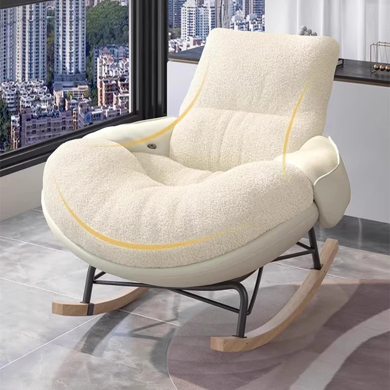 

Relax Luxury Chairs Rocking Lounge Gaming Bedroom Luxury Mobile Designer Living Room Chairs Reading Fauteuil Library Furniture