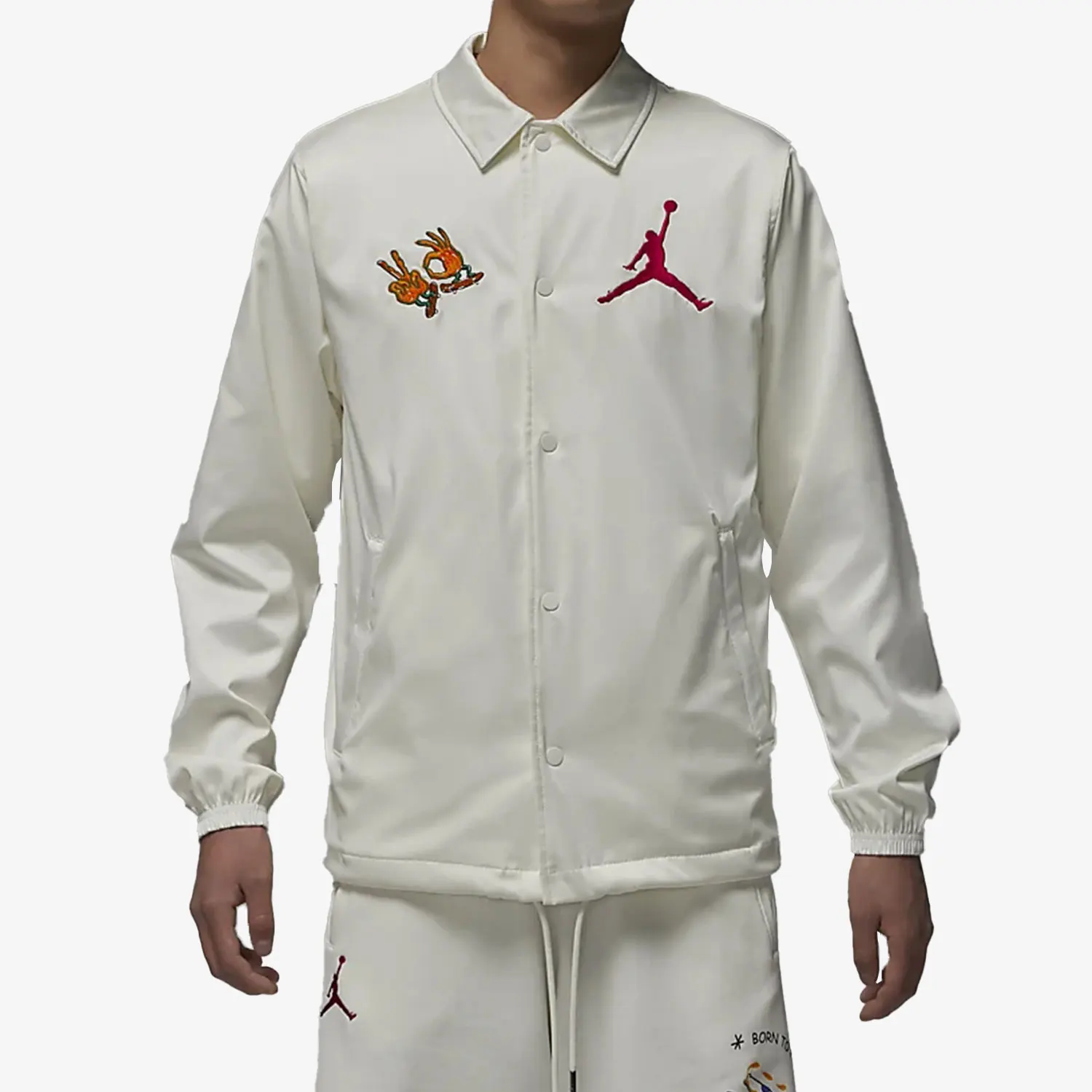 

Nike Authentic Summer Jordan Men's Coaching Sports Jacket FJ7709-133
