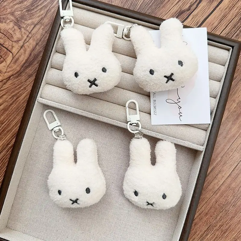 Niedlicher Miffy Plüsch-Schlüsselanhänger Taschenanhänger | Weiche Hasen-Taschenaccessoires, Vielseitige & Mädchenhafte Dekoration – Detail 7
