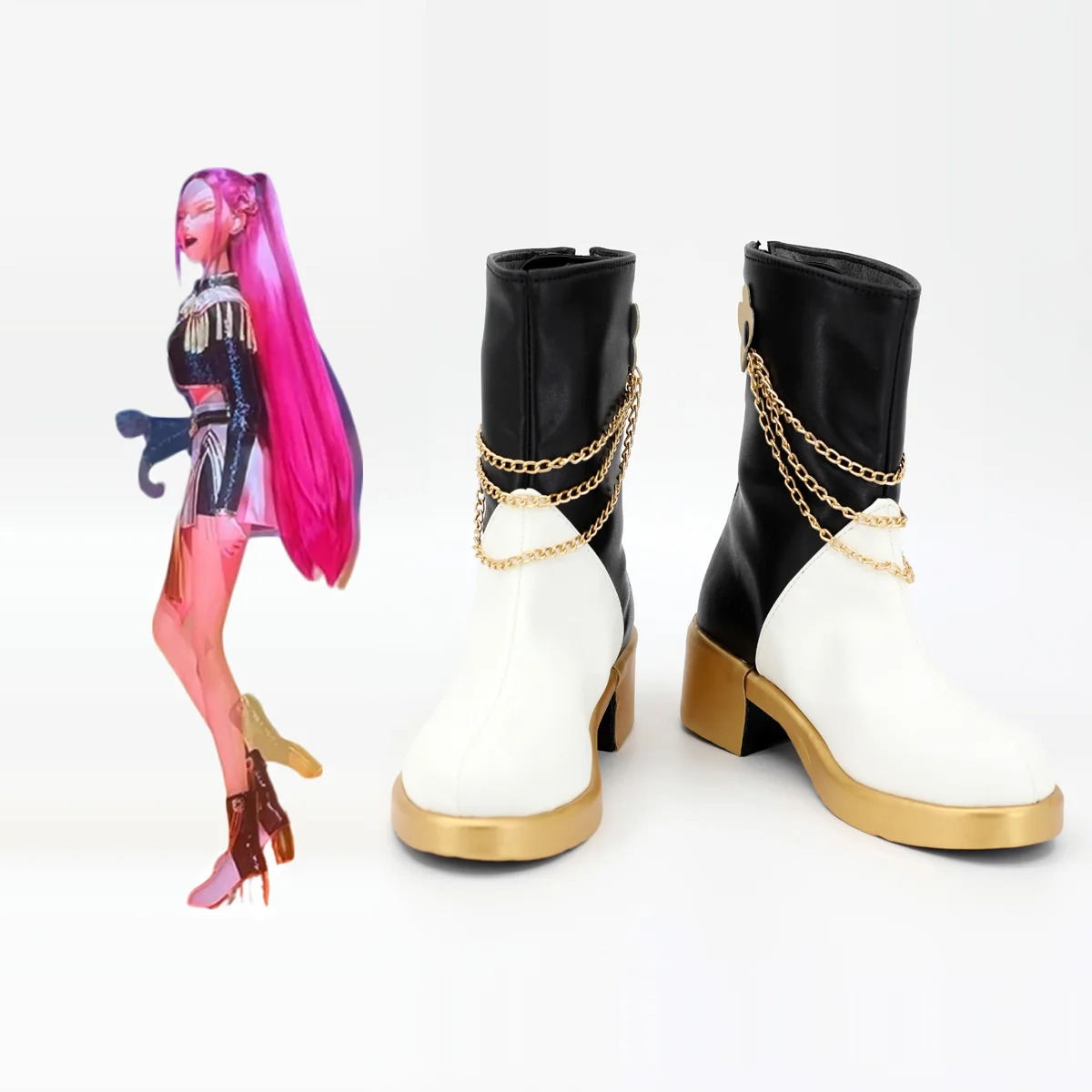 Kpop Demon Hunters Mira Cosplay Shoes Customized Boots Any Size